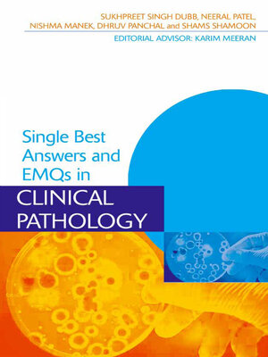 cover image of Single Best Answers and EMQs in Clinical Pathology